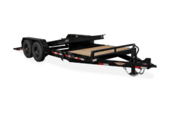 H&H 20′ (16’+4′) GRAVITY TILT EQUIPMENT TRAILER 14K